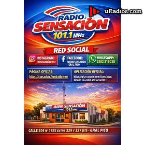 Radio FM SENSACION 101.1 MHZ GRAL PICO